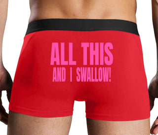 All This And I Swallow - Red Boxer Brief