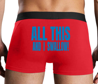 All This And I Swallow - Red Boxer Brief