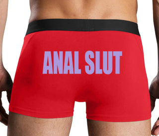 Anal Slut - Red Boxer Brief