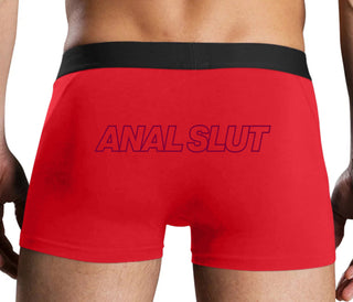 Anal Slut - Red Boxer Brief
