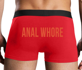 Anal Whore - Red Boxer Brief