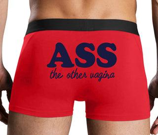 Ass The Other Vagina - Red Boxer Brief