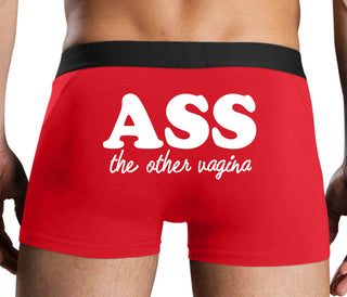 Ass The Other Vagina - Red Boxer Brief