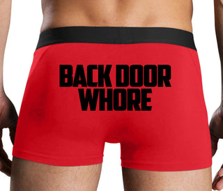 Back Door Whore - Red Boxer Brief