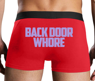 Back Door Whore - Red Boxer Brief