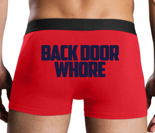 Back Door Whore - Red Boxer Brief