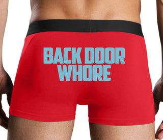 Back Door Whore - Red Boxer Brief