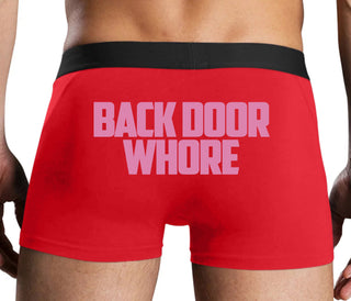 Back Door Whore - Red Boxer Brief