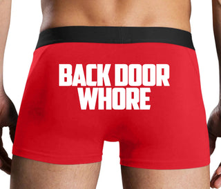 Back Door Whore - Red Boxer Brief