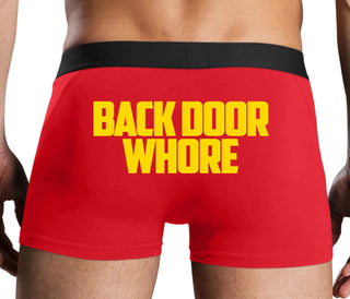 Back Door Whore - Red Boxer Brief