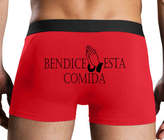 Bendice Esta Comida - Bless This Meal - Red Boxer Brief