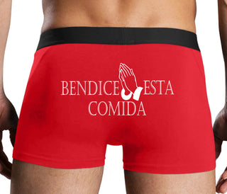 Bendice Esta Comida - Bless This Meal - Red Boxer Brief