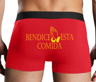 Bendice Esta Comida - Bless This Meal - Red Boxer Brief