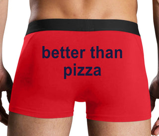Better Than Pizza - Red Boxer Brief