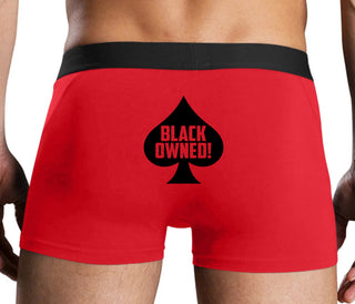Black Owned - Queen of Spades - Red Boxer Brief