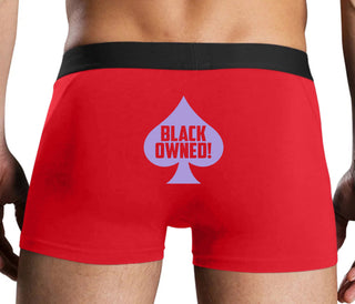 Black Owned - Queen of Spades - Red Boxer Brief