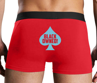 Black Owned - Queen of Spades - Red Boxer Brief