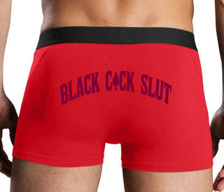Black Cock Slut - Jack of Spades - Red Boxer Brief