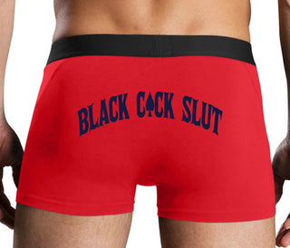 Black Cock Slut - Jack of Spades - Red Boxer Brief