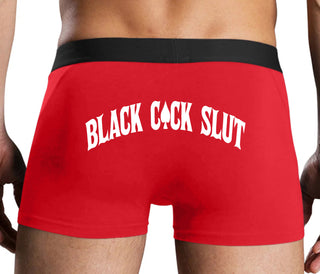 Black Cock Slut - Jack of Spades - Red Boxer Brief