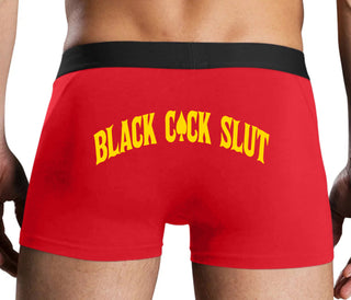 Black Cock Slut - Jack of Spades - Red Boxer Brief