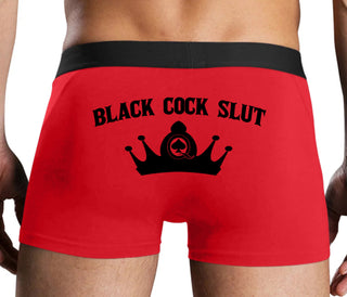 Black Cock Slut - Jack of Spades - Red Boxer Brief