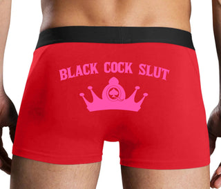 Black Cock Slut - Jack of Spades - Red Boxer Brief