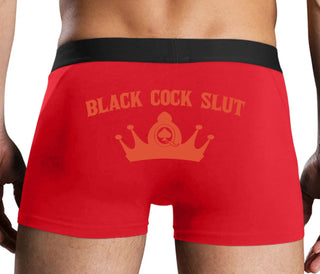Black Cock Slut - Jack of Spades - Red Boxer Brief