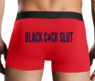 Black Cock Slut - Jack of Spades - Red Boxer Brief