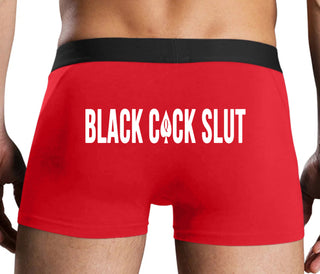 Black Cock Slut - Jack of Spades - Red Boxer Brief