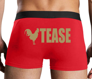 Cock Tease - Rooster - Red Boxer Brief