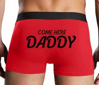 Come Here Daddy - Red Boxer Brief
