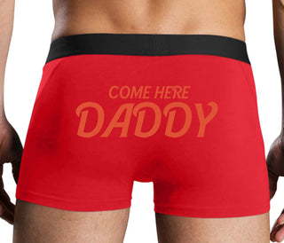 Come Here Daddy - Red Boxer Brief