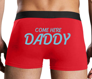 Come Here Daddy - Red Boxer Brief