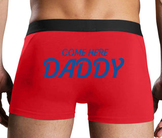 Come Here Daddy - Red Boxer Brief