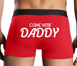 Come Here Daddy - Red Boxer Brief
