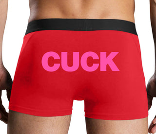 Cuck - Bold Design - Red Boxer Brief