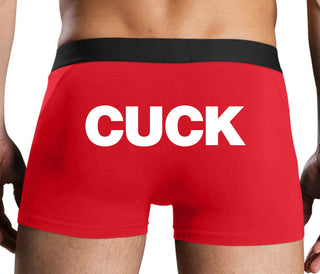 Cuck - Bold Design - Red Boxer Brief