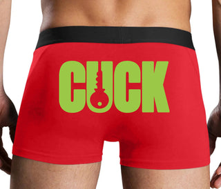 Cuck - Lock Logo - Red Boxer Brief