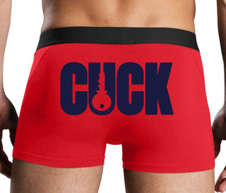 Cuck - Lock Logo - Red Boxer Brief