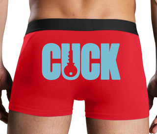 Cuck - Lock Logo - Red Boxer Brief