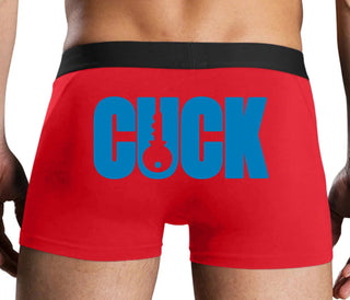 Cuck - Lock Logo - Red Boxer Brief