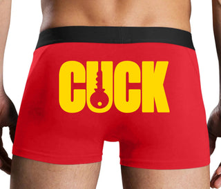 Cuck - Lock Logo - Red Boxer Brief