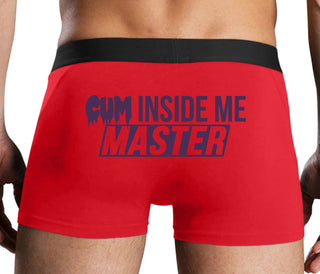 Cum Inside Me Master - Red Boxer Brief