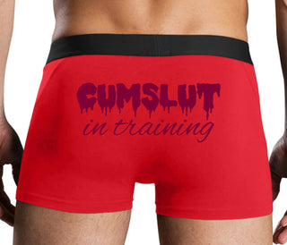 Cumslut in Training - Red Boxer Brief