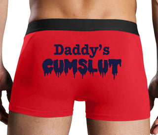Daddy's Cumslut - Red Boxer Brief