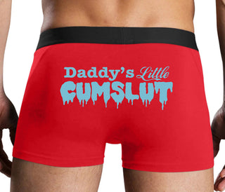Daddy's Little Cumslut - Red Boxer Brief