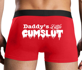 Daddy's Little Cumslut - Red Boxer Brief