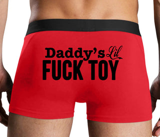 Daddy's Little Fuck Toy - Red Boxer Brief