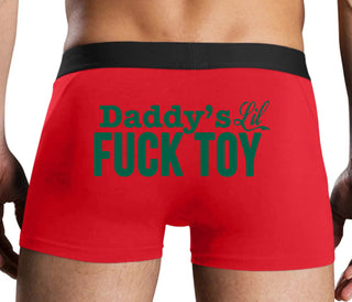 Daddy's Little Fuck Toy - Red Boxer Brief